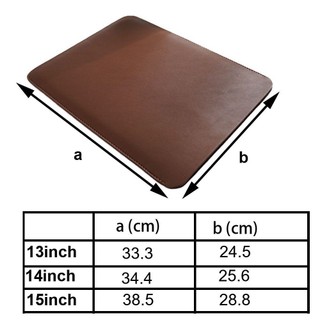 Máy tính xách tay HOMEHAVEN, Túi đựng máy tính xách tay chống nước 13 14 15 Inch, lót sợi nhỏ bằng da PU dành cho máy tính xách tay Dell