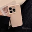 Ốp Điện Thoại Mềm Cặp Đôi Màu Trơn Đơn Giản Cho iPhone 17 16 15 14 13 12 11 Pro Max
