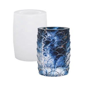 SA Khuôn Silicon Cho Nhựa Hoa 3D Cánh Hoa Thiết Kế Hộp Đựng Trang Sức Làm DIY Trang Trí Nhà Cửa Vườn Trồng