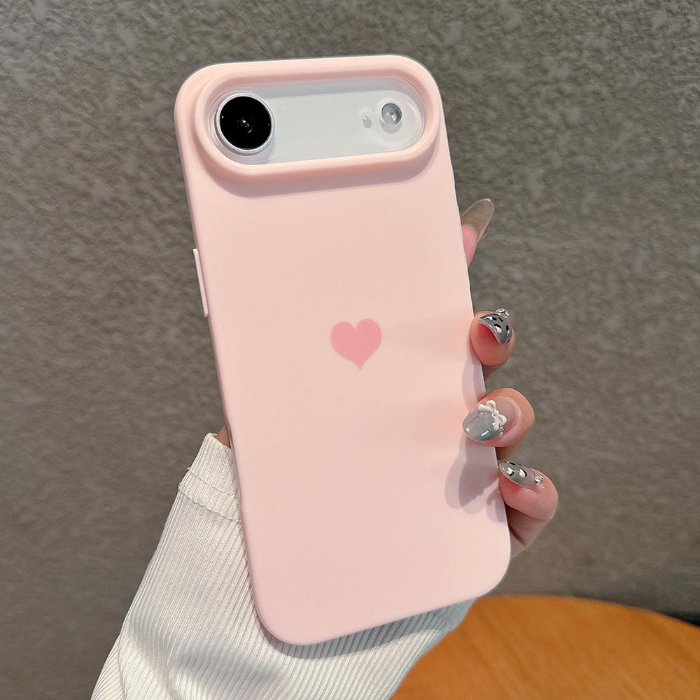 Ốp Điện Thoại Mềm Trái Tim Tình Yêu Cho iPhone 17ProMax 16Plus 15 14 13 12 11 Vỏ Chống Sốc