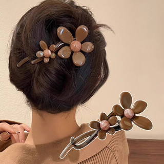Vintage Barrette Kẹp Tóc Phong Cách Pháp, Thiết Kê Móng Vuốt - Thích Hợp Tiệc Cưới & Du Lịch