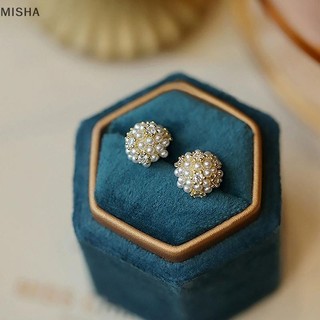 Misa 1 Cặp Mới Hợp Đồng Mỹ Zircon Ngọc Trai Tai Bông Tai Thời Trang Tươi Ngọt Ngào Đáng Yêu Nữ Trang Sức Bông Tai Cô Gái Phụ Kiện