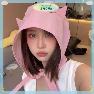 ZMONH Thời Trang Dễ Thương Dây Đeo Tai Chống Nắng Mũ Chống Nắng Khô Nhanh Cho Nữ