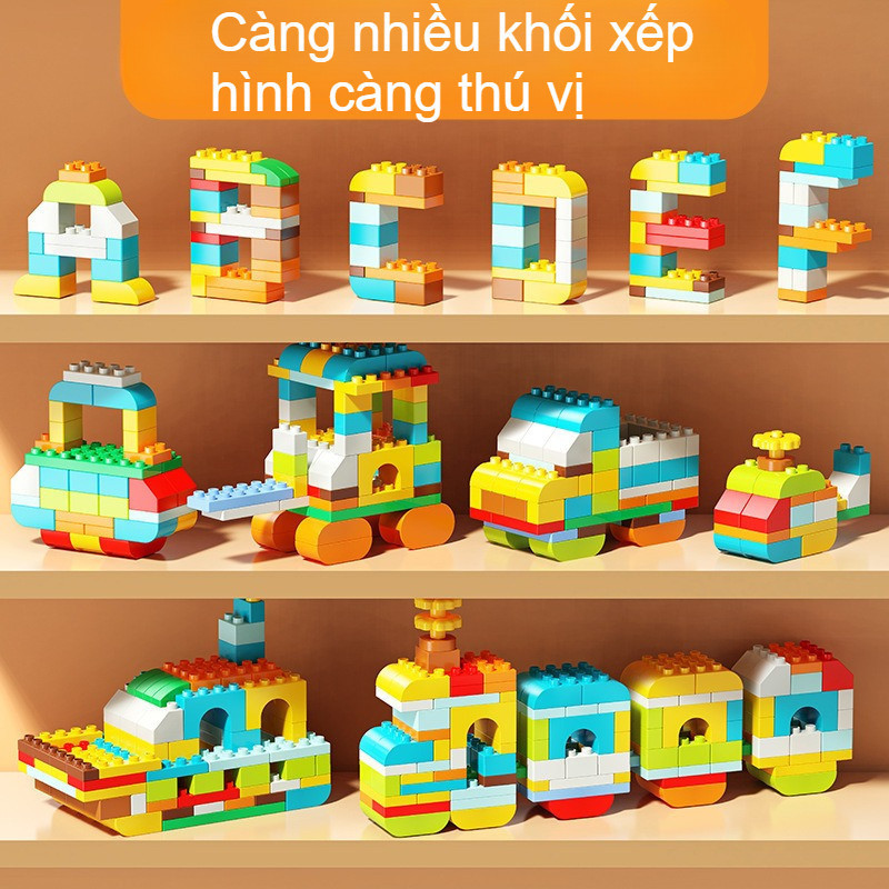 Đồ chơi xếp hình cho bé lắp ráp sáng tạo,Cho Bé Sáng Tạo Thông Minh,phù hợp cho bé từ 3 tuổi phát triển tư duy