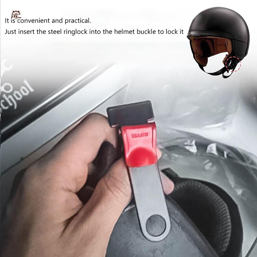 Đa Năng Mũ Bảo Hiểm Dây D-Ring Khóa Nhôm Bền Đa Năng Mũ Bảo Hiểm Kết Nối Khóa Cho Xe Máy Điều Chỉnh Phụ Kiện