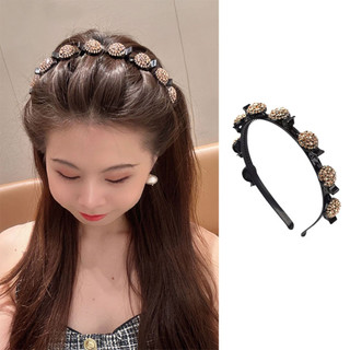 Băng đô nữ nhiều màu với kim cương giả, sáng bóng giúp giảm tiếng ồn và giữ tóc gọn gàng