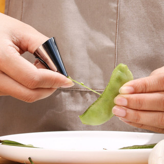 Dụng Cụ Lột Đậu Edamame, Vỏ Hạt, Cắt Rau, Bảo Vệ Ngón Tay, Đầu Gà, Tiện Dụng