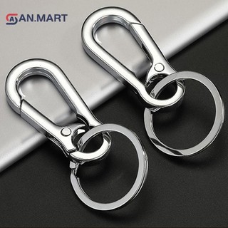 Bigdealssuper Nam Thép Không Gỉ Bầu Khóa Móc Khóa Thắt Lưng Kẹp Chống Mất Khóa Treo Siêu