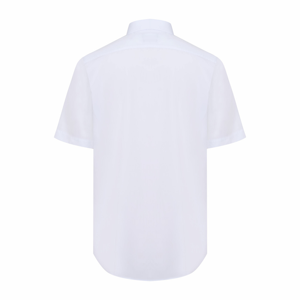 Áo sơ mi tay ngắn vạt tròn VIETTIEN vải Cotton form REGULAR VT00000539