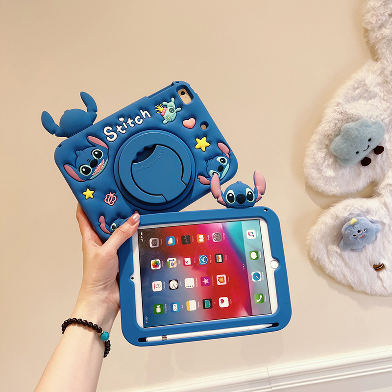 Ốp Lưng Silicon Mềm Cho Samsung Tab S7 T870 S8 X700 S9 X710 S9 FE X510 S10 FE S10 Lite 10.9inch X400 X406B 360° Nắp đứng có thể gập lại xoay