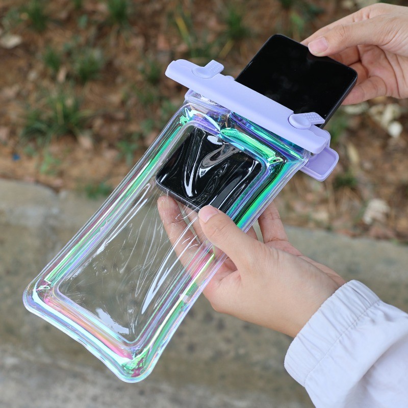 Túi đựng điện thoại chống nước bằng PVC dày, phù hợp cho đồ bơi và túi khí nổi