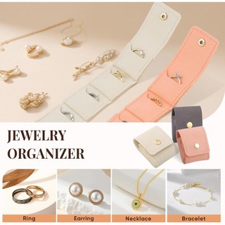 Túi Đựng Trang Sức Du Lịch Mini 1 3 Chiếc Di Động Có Thể Gập Lại Trang Sức Tổ Chức Túi Nhung Lót Nhỏ Dành Cho Nữ Nhẫn Bông Tai Dây Chuyền Quà Tặng Du Lịch 3 cái kim loại nhỏ gọn cho phụ nữ