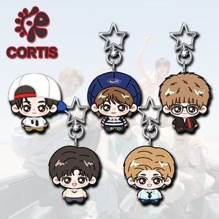 Cortis Men's Group High-value Merchandise Cartoon Acrylic Star Spring New Buckle Student BagDecoration Pendant Gift ft