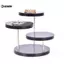 KUZHEN 3 Lớp Tròn Acrylic Trang Sức Trưng Bày Đứng Nelace Bông Tai Vòng Hiển Thị Ra HOT