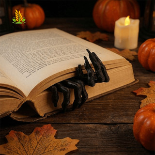Dấu trang móng vuốt SENRTY, Dấu trang tay bằng nhựa bền in 3D, Gothic Hình tay Ma quái đáng sợ Trang đánh dấu tốt nghiệp