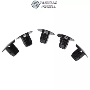 FANIELLAPOWELL 50 Chiếc Accord Phụ Kiện, Nylon Đen Giữ Kẹp, Kẹp Và Chốt Thân Xe Kẹp Cho Ô Tô