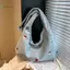 BeautifulHomeA Hàn Quốc Thêu Denim Túi Tote Nữ Mới Sle Lớn Điện Dung Denim Oulder Túi Đeo Ngang Túi Tote VN