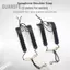Guansfs UPALDHOU Saxophone Dây Đeo Vai Da Đôi Có Thể Điều Chỉnh Sax cho Alto Tenor Baritone Soprano
