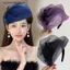 VFZ Thanh Lịch Nửa Nón Pháp Retro Tóc Vòng Bữa Tối Tiệc Băng Đô Quấn Tóc Cho Nữ Cô Gái Tính Khí Mũ Phụ Kiện Tóc OTE