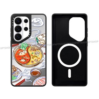 Ốp lưng Phone Case cứng gương cà chua từ tính cho Samsung Galaxy S26 25 24 23 UItra S26 25 24 23 Plus Vỏ bảo vệ chống sốc