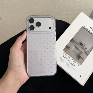 Ốp Điện Thoại Silicon Hai Lớp Màu Tím Lãng Mạn Hàn Quốc Cho iPhone 17Promax 17Pro 14 15 16 Pro Max 13 Vỏ Di Động Nữ Chống Sốc