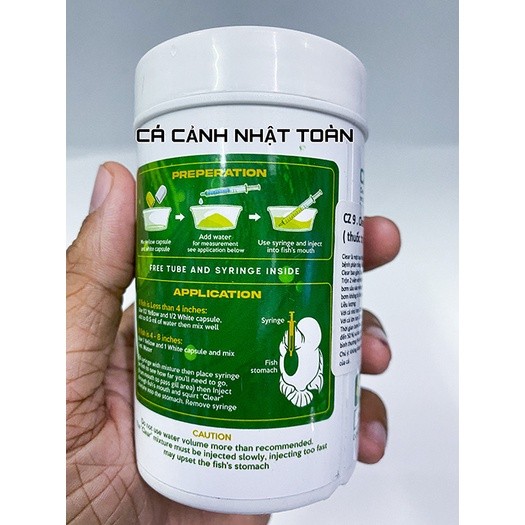CZ9 CLEAR HỖ TRỢ SÌNH BÌNH, PHÂN TRẮNG CHO CÁ CẢNH