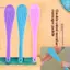 Mái Chèo Massage Silicone Body Massage Pat Linh Hoạt Cơ Giảm Mệt Mỏi Cho Nữ Tay Cơ Thể Chân Ba