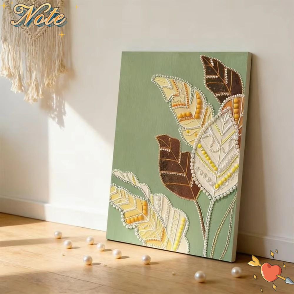 NOTE1 Bộ Tranh Nhựa, Dầu Vải Mật Độ Ban Hoa Bộ Dụng Cụ Nghệ Thuật, DIY 20 * 30CM Nghệ Thuật Thủ Công Nghệ Thuật Đá Quý Tranh Hình Ảnh Trang Trí Nhà