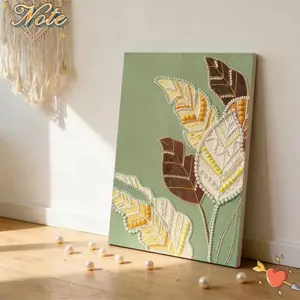 NOTE1 Bộ Tranh Nhựa, Dầu Vải Mật Độ Ban Hoa Bộ Dụng Cụ Nghệ Thuật, DIY 20 * 30CM Nghệ Thuật Thủ Công Nghệ Thuật Đá Quý Tranh Hình Ảnh Trang Trí Nhà