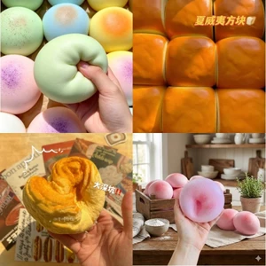 Mềm Đàn Hồi Giả Bánh Mì Thông Hơi Fidget Đồ Chơi Dành Cho Thanh Thiếu Niên Sự Chán Giảm Và Nội Thất Ô Tô Trang Trí Dễ Thương