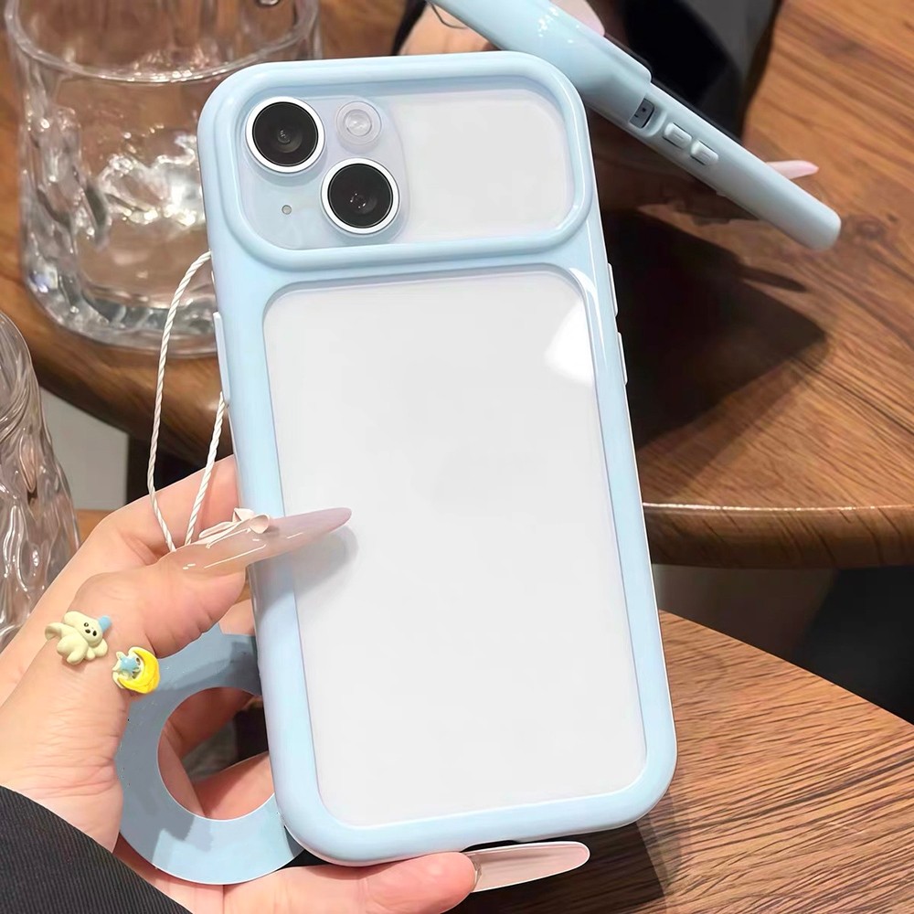 Ốp Điện Thoại Acrylic Dopamine Edge Windows Cho iPhone 17 Pro Max 16 Plus 15 14 13 12 11 Vỏ Bảo Vệ Chống Sốc