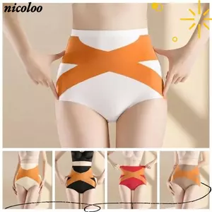 NICOLOO Sau Sinh Định Hình Cơ Thể, Cao Cấp Có Thể Điều Chỉnh Thắt Lưng Chữ Thập Eo Huấn Luyện, Thời Trang Liền Mạch Thoáng Khí Bụng Ký Kết Quần Lót Nữ