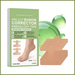Băng Chỉnh Ngón Chân Lớn Cho Nữ 10 Mảnh Thoáng Khí Thể Thao Precut Quấn Mũi Lớn Corrector Kinesiology Tape cho kouvn