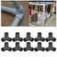 Belleshopp Belleshopp 10 CHIẾC Phụ kiện PVC 3 chiều 25 mm Đầu nối góc khuỷu tay Ống chữ T cho Cấu trúc vườn nhà kính DIY (Trắng)