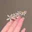 Kẹp Han Bai Siêu Phiên Bản Mũ Đội Đầu Ngọt Ngào Tươi Cổ Tích Nổ Kẹp Bên Hoa Mặt Tinh Tế Phù Hợp Với Kẹp Tóc