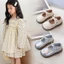 Bella2026 Mẫu giày thời trangmới cho bé gái,giày côngchúa đáng yêu và thoải mái, giày lười PU mềmmại
