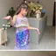 Váy đính cườm công chúa nàng tiên cá cho bé gái (100-140)