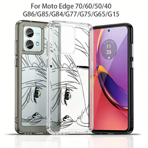 Dành cho Moto Edge 70 / 60 / 50 / 40 G77 G67 G57 G84 G86 G56 G15 G05 G75 "Frieren" Vỏ cứng trong suốt / G35 G85 G06 Vỏ Motorola chống sốc