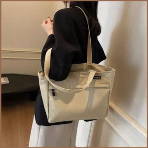 SQ11 Túi tote dung tích lớn Nhật Bản dành cho nữ lười biếng đa năng đi lại thông thường Túi đeo vai nách