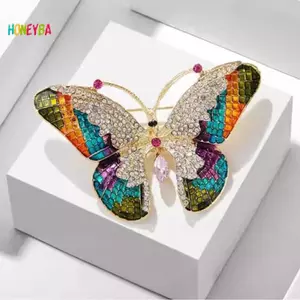 < Honeyba > Trâm Cài Bướm Thời Trang Cho Nữ Bé Gái Nhiều Màu Sắc Bướm Chân Tiệc Cưới Trang Sức Quần Áo Hàng Ngày Phụ Kiện Quà Tặng Đẹp