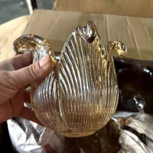 Pha Lê Chụp Đèn Hoa Chụp Đèn Thủy Tinh Trong Suốt Món Ăn Đèn Chùm Đèn Treo Tường Đĩa Hoa Chụp Đèn Phụ Kiện Đèn BHC6