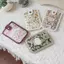 # HB # Retro Hoa Tranh Sơn Dầu Hộp Đựng Thẻ Nữ Thẻ ID Lái Xe Túi Tổ Chức.