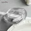 AqToCna 2025 Trang Sức Thời Trang Vintage Acrylic Hình Học Lớn Lắc Tay Không Đều Cho Nữ Hợp Thời Trang Nhựa Rộng Vòng Tay Vòng Tay AqToCna