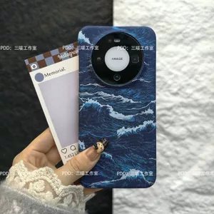 Thích hợp cho Ốp điện thoại Huawei mate80pro Wave 70pro Half-Pack Họa tiết Kevlar tích hợp hút từ tính