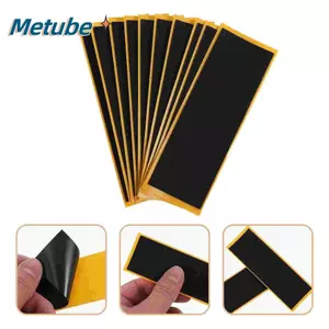 METUBE 1 / 10 Miếng Dán Sàn Ngón Tay, Băng Kẹp Xốp Uncut Fingerboard Grip, Miếng Dán Chống Trơn Trượt 110x38mm Màu Đen Bền Đẹp
