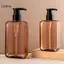 LUImo 200 / 300ml Vuông Trong Suốt Xà Phòng Lỏng Roi Mousse Điểm Đóng Chai Dầu Gội Sữa Tắm Bơm Chainding Xà Phòng Pha SBS