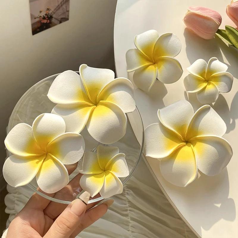 Hoa sứ cài tóc đi biển, phụ kiện kẹp tóc hoa sứ phụ kiện chụp ảnh cho nữ siêu xinh đi biển, du lịch