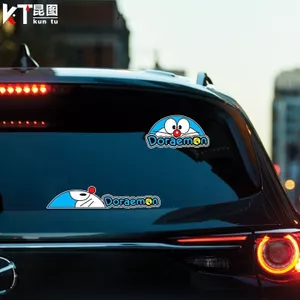 Jingle Cat Car Sticker Xe Điện Xe Máy Miếng Dán Hoạt Hình Dễ Thương Doremon Mũ Bảo Hiểm Miếng Dán Chống Trầy Xước Bao Miếng Dán 26.3.22