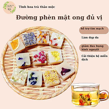 trà thảo mộc đường phèn mật ong mix đủ các vị 500 gram Tinh Hoa Trà Thảo Mộc Món Qùa Từ Thiên Nhiên