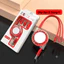 Dây sạc điện thoại 3 trong 1 BL141 3 đầu rút Lightning + Type C + Micro USB